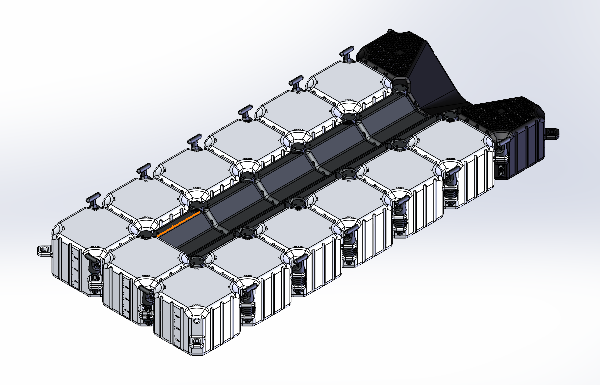 Single Ski Dock 140'