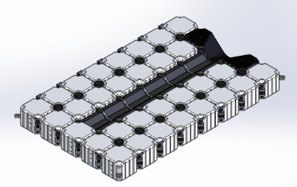 Single Wider Ski Dock 160"