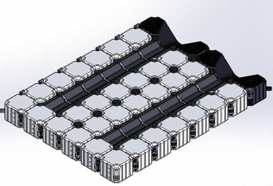 Double Ski Dock 160"